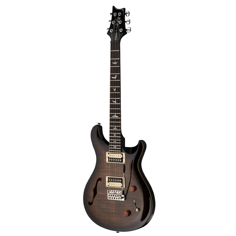 PRS SE Custom 22 Semi-Hollow Violin Top Black Gold Burst 2023