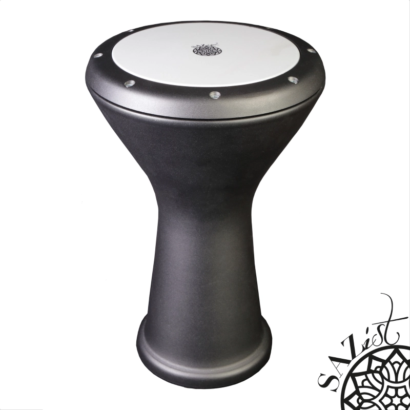 DARBUKA DB101 BK cm.44x28 Alluminio Smaltato Nero