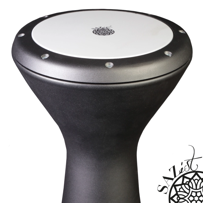 DARBUKA DB101 BK cm.44x28 Alluminio Smaltato Nero