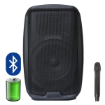 Gemini AS2110 TOGO Diffusore Amplificato Bluetooth 10" a Batteria con Radiomicrofono 1000W