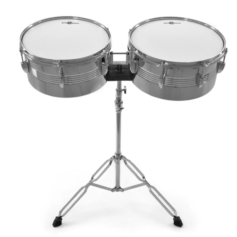 OYSTER TBS1413 TIMBALES  SET 13"+14" CON STAND