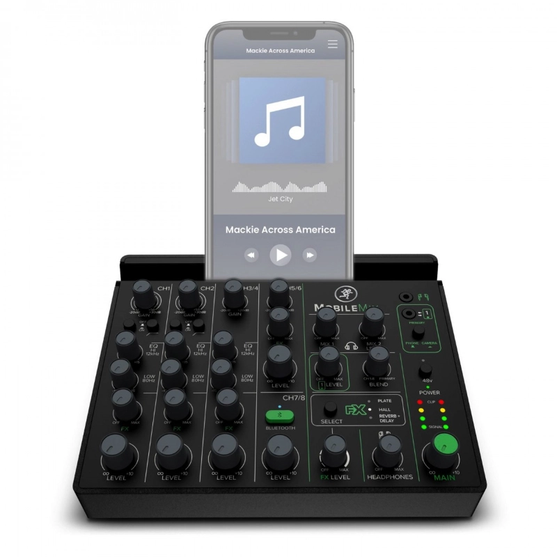 Mackie MOBILE MIX Mixer 8 Canali per Registrazione e Sreaming