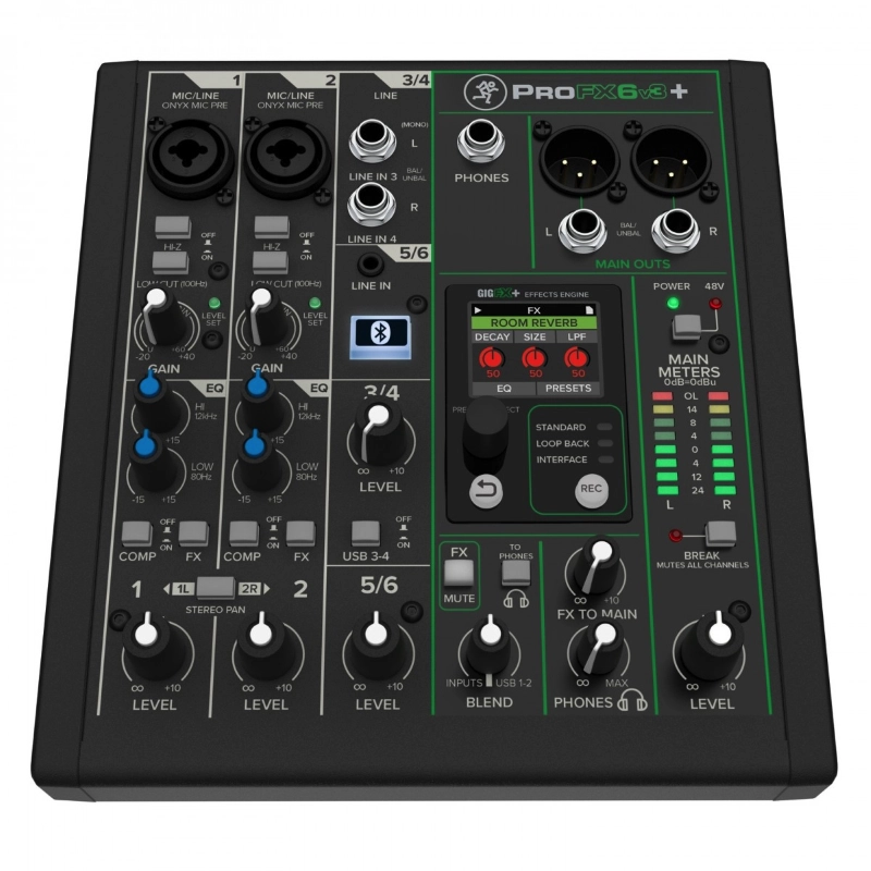 Mackie ProFX6v3+ Mixer Analogico 6 Canali