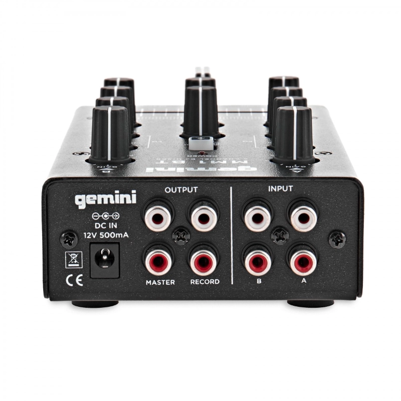 Gemini MM1 BT Mixer 2 Canali Bluetooth per DJ