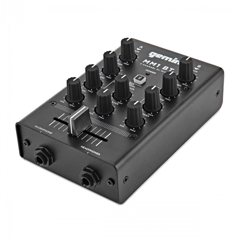 Gemini MM1 BT Mixer 2 Canali Bluetooth per DJ