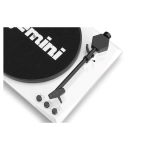 Gemini Giradischi TT 900 BW Bluetooth con Speaker 50W Bianco e Nero