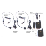 Audio Design PMU USB 2.2 Set Ricevitore Pack Microfono Wire