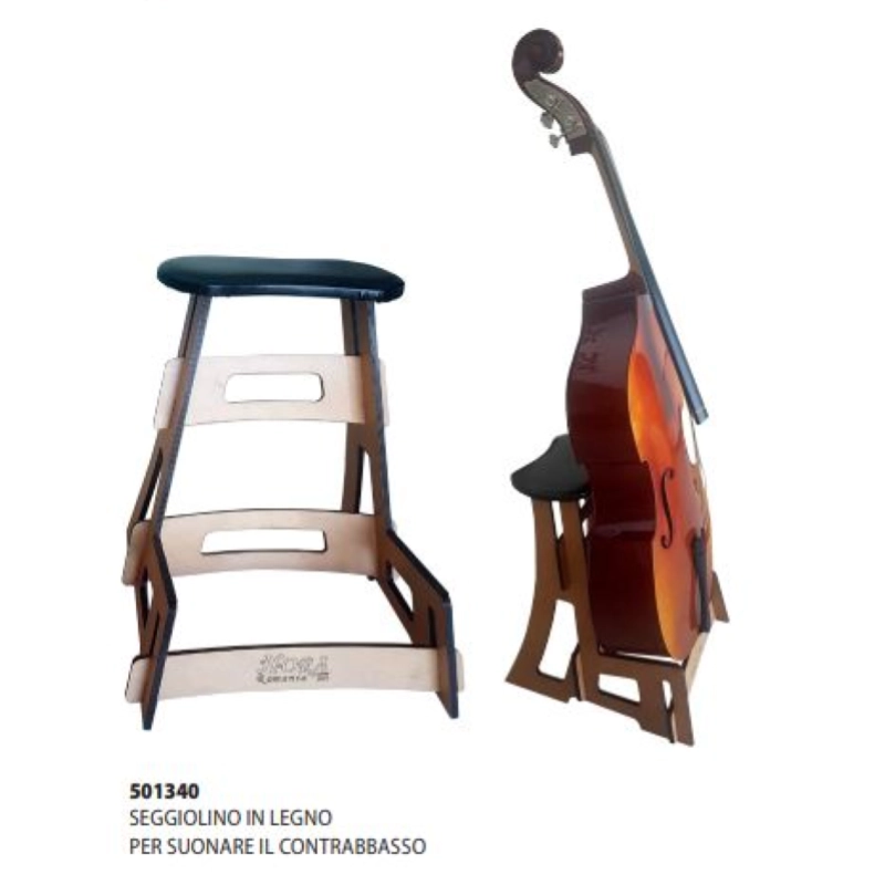 SEGGIOLINO E STAND PER CONTRABBASSO