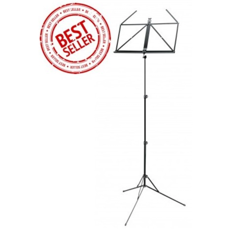 K&M 10100-013-55 Leggio Nero Pieghevole