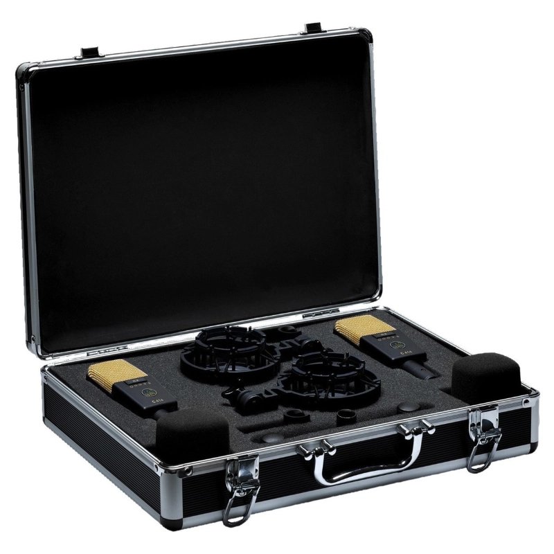 AKG C414 XLII Matched Pair Stereo Set Coppia di Microfoni Multipolari da Studio