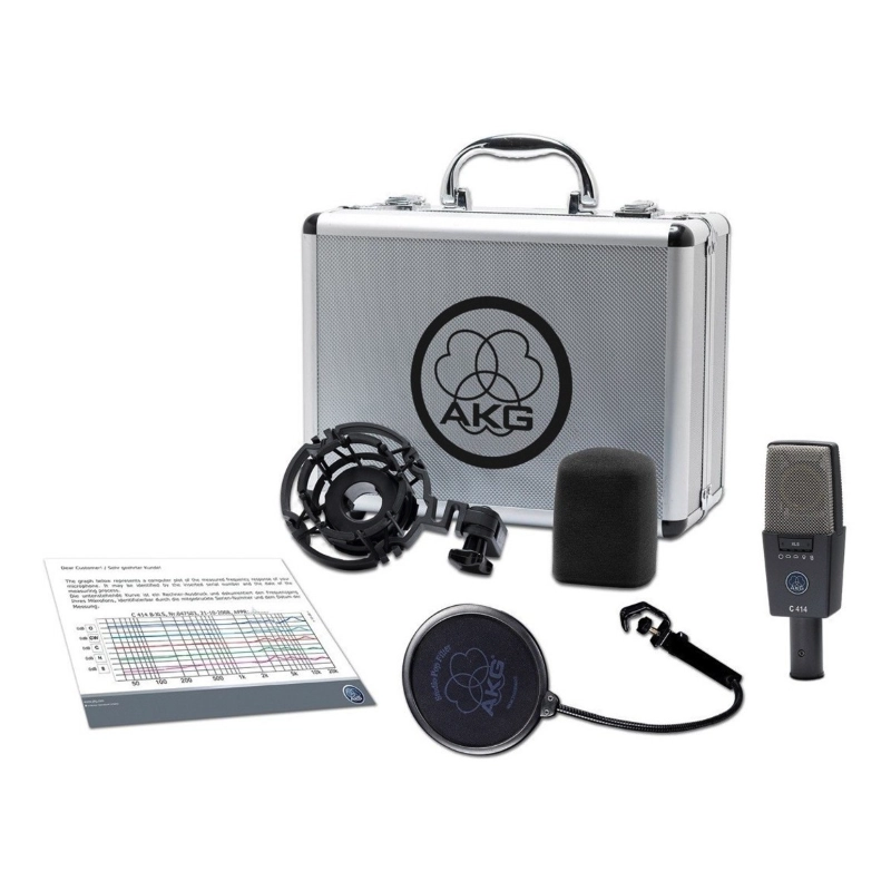 AKG C414 XLS Microfono a Condensatore Multi Pattern