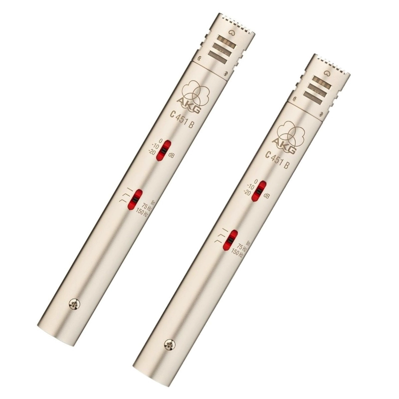 AKG C451B Matched Pair Microfono a Condensatore