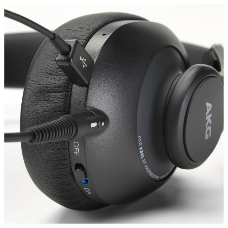 AKG K361BT Cuffie da Studio Over-Ear Bluetooth con Microfono