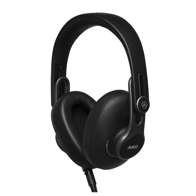 AKG K371 Cuffia da Studio Chiusa Sovraurale Nera