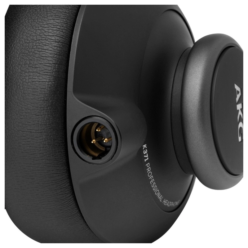 AKG K371 Cuffia da Studio Chiusa Sovraurale Nera