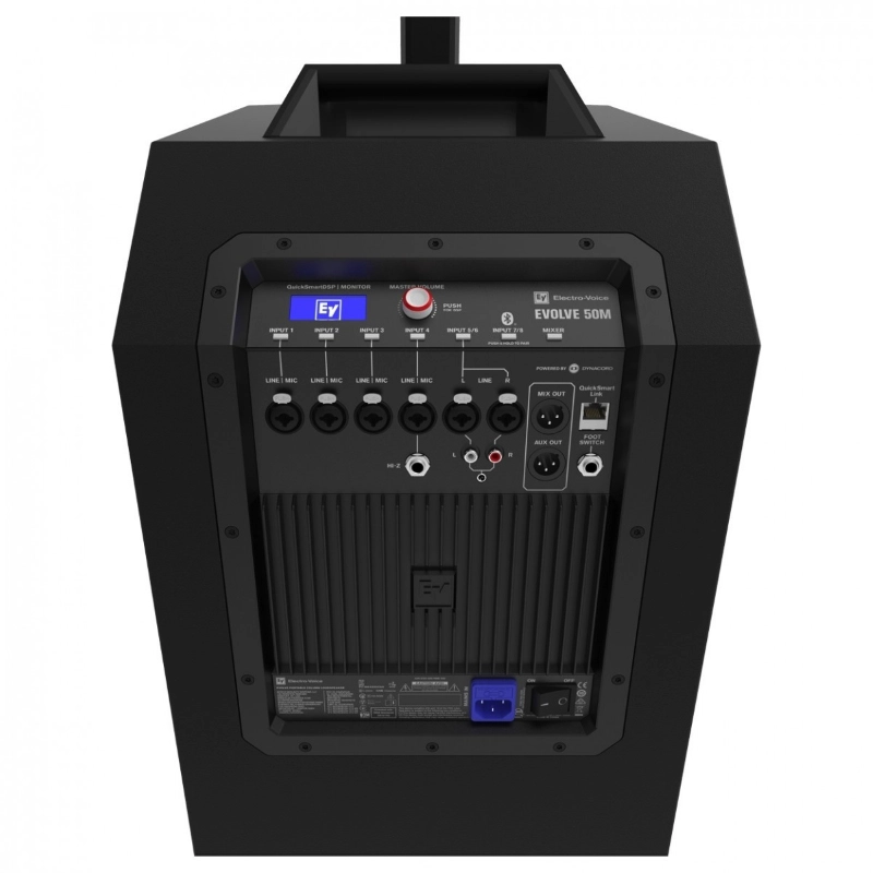 Electro Voice Evolve 50M Black 8 Ingressi e QuickSmart Link