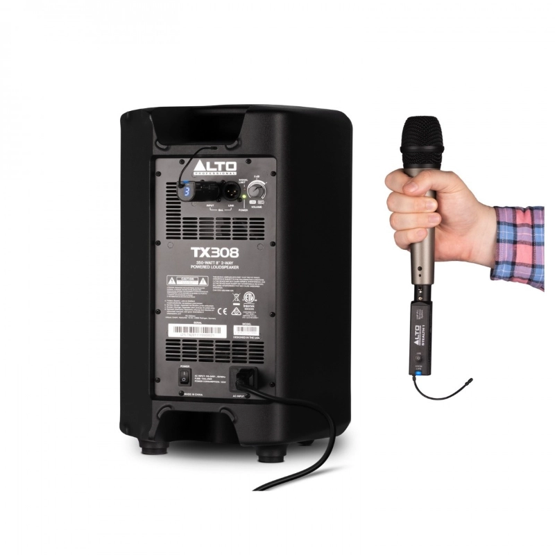 Alto Professional Stealth 1 Trasmettitore e Ricevitore Wireless per Microfono 863-865MHz