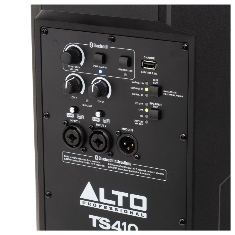 Alto Professional TS410 Cassa Attiva 10" Bluetooth 2000W