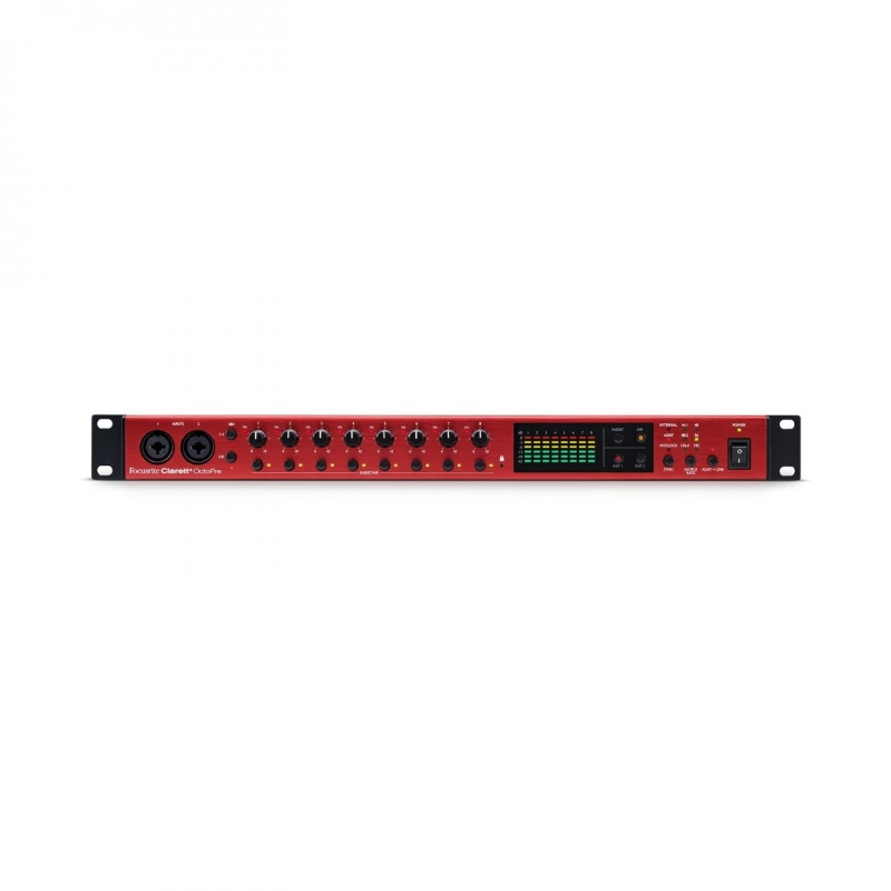 Focusrite Clarett+ Octopre Preamplificatore Adat 8 In/ 8 Out