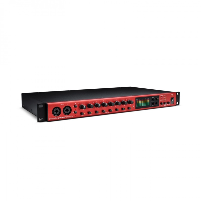 Focusrite Clarett+ Octopre Preamplificatore Adat 8 In/ 8 Out