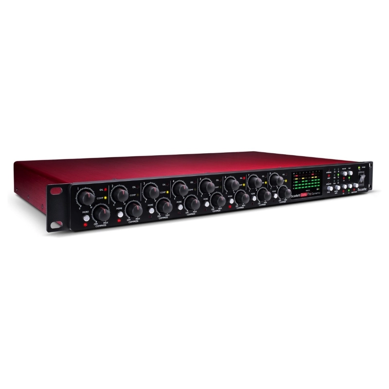 Focusrite Scarlett OctoPre Dynamic Preamplificatore Microfonoico 8 Canali con Conversione AD/DA e Compressione Analogica