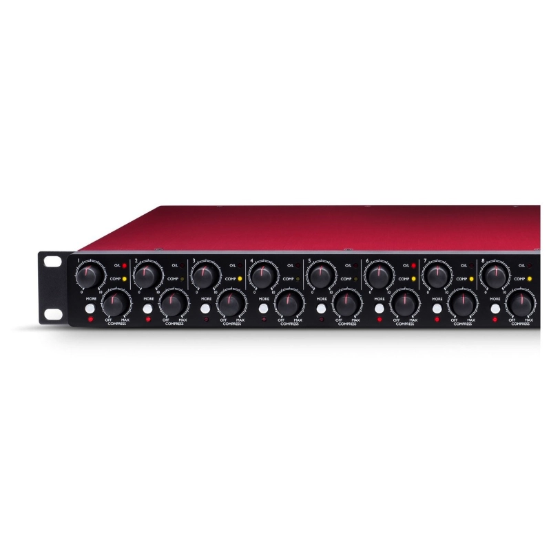 Focusrite Scarlett OctoPre Dynamic Preamplificatore Microfonoico 8 Canali con Conversione AD/DA e Compressione Analogica