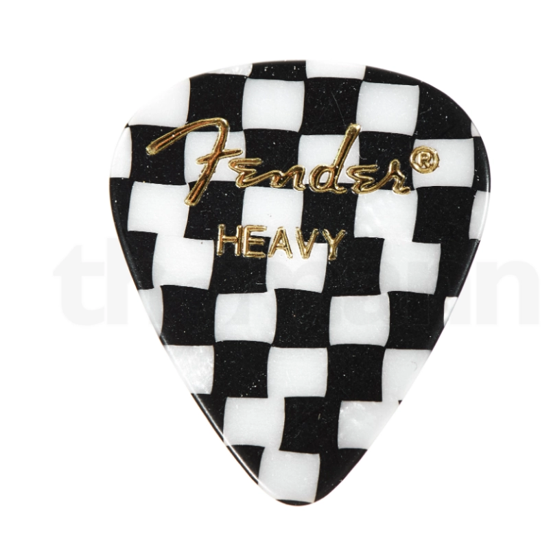 Fender Plettri 351 Shape Graphic Picks Heavy 12 pezzi