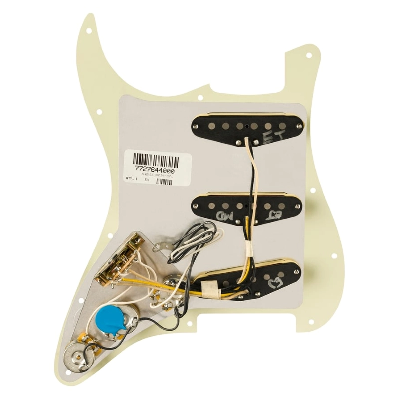 Fender Pre-Wired Strat® Pickguard, Eric Johnson Signature, Mint Green 11 Hole PG 0992248508