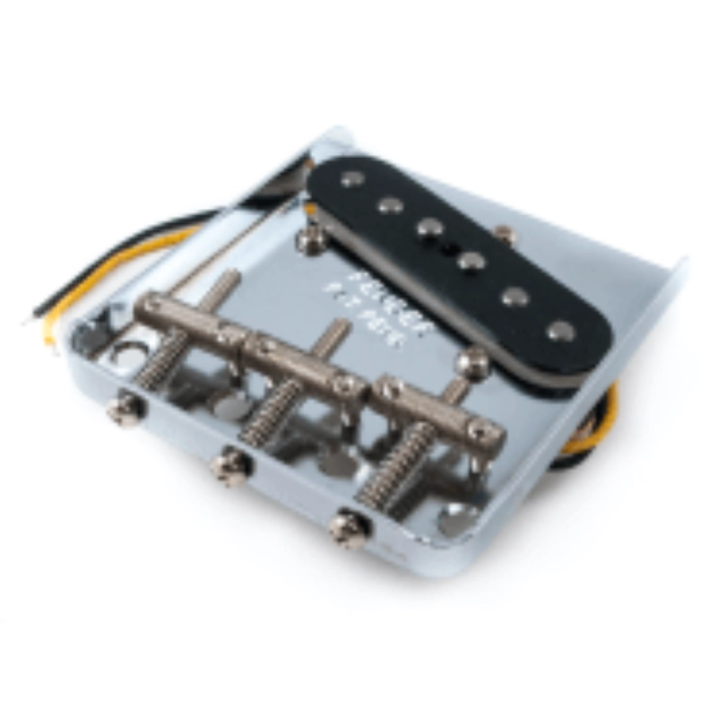 Fender 62 Tele® Custom Bridge Assembly with Pickup, Threaded Steel Saddles