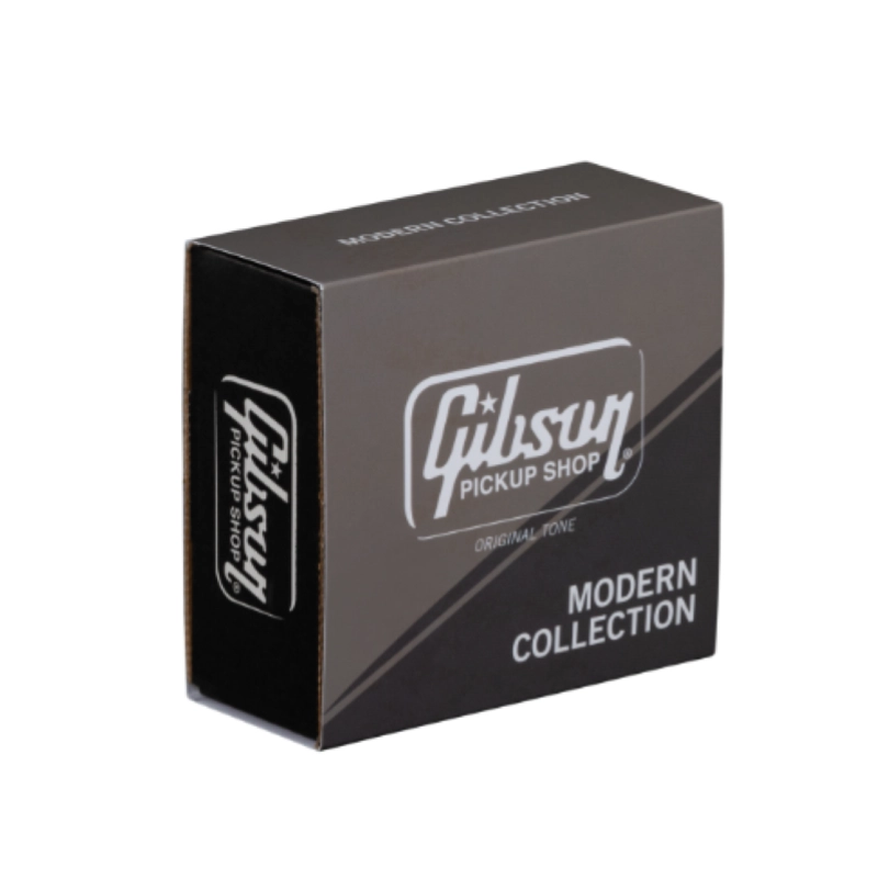 Gibson pickup 490T "Modern Classic" (Treble, Double Black, Chrome cover, 4-conductor, Potted, 8.2k, Alnico 2)