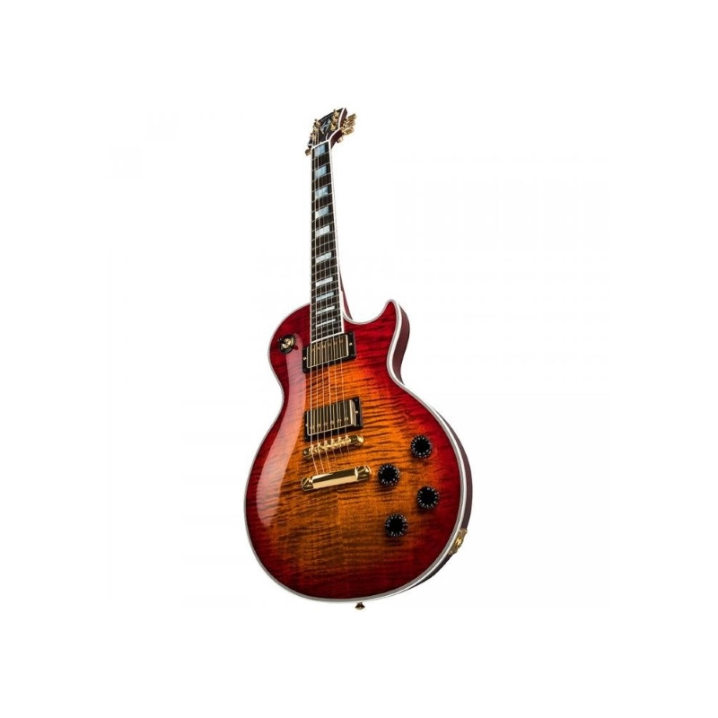 Gibson Les Paul Axcess Custom Figured Top w/ Ebony Fingerboard Gloss, Bengal Burst LPXC7BEGH1