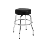 Fender™ Spaghetti Logo Pick Pouch Barstool, Black/Chrome, 24" 9192022012