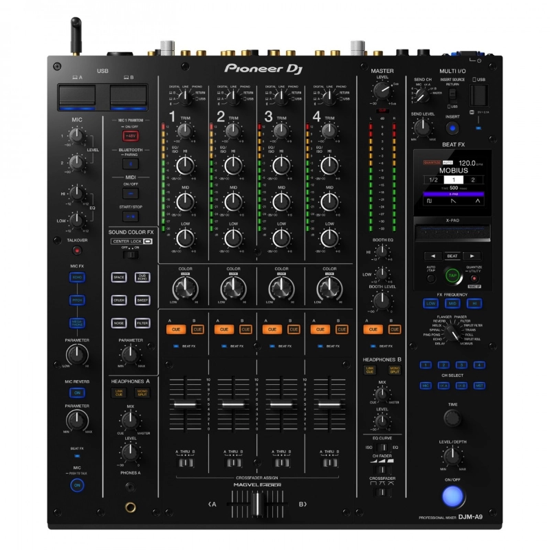 Pioneer DJMA9 Mixer 4 Canali per DJ, B-Stock - Ex DEMO