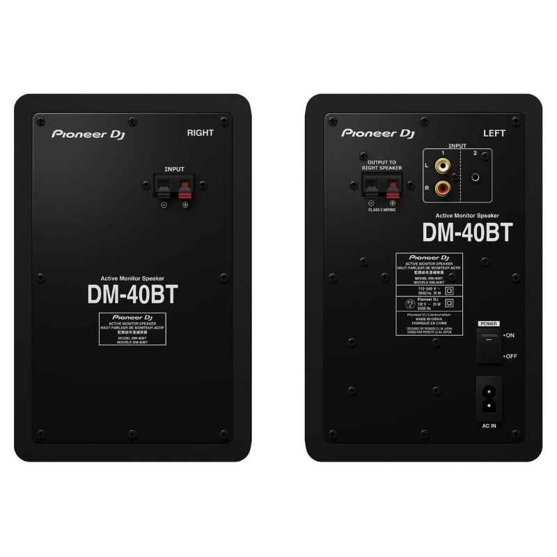 Pioneer DJ DM-40BT Monitor Coppia 4" Bluetooth