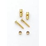 Allparts AP-0727-002 Gold Barrel String Guides,