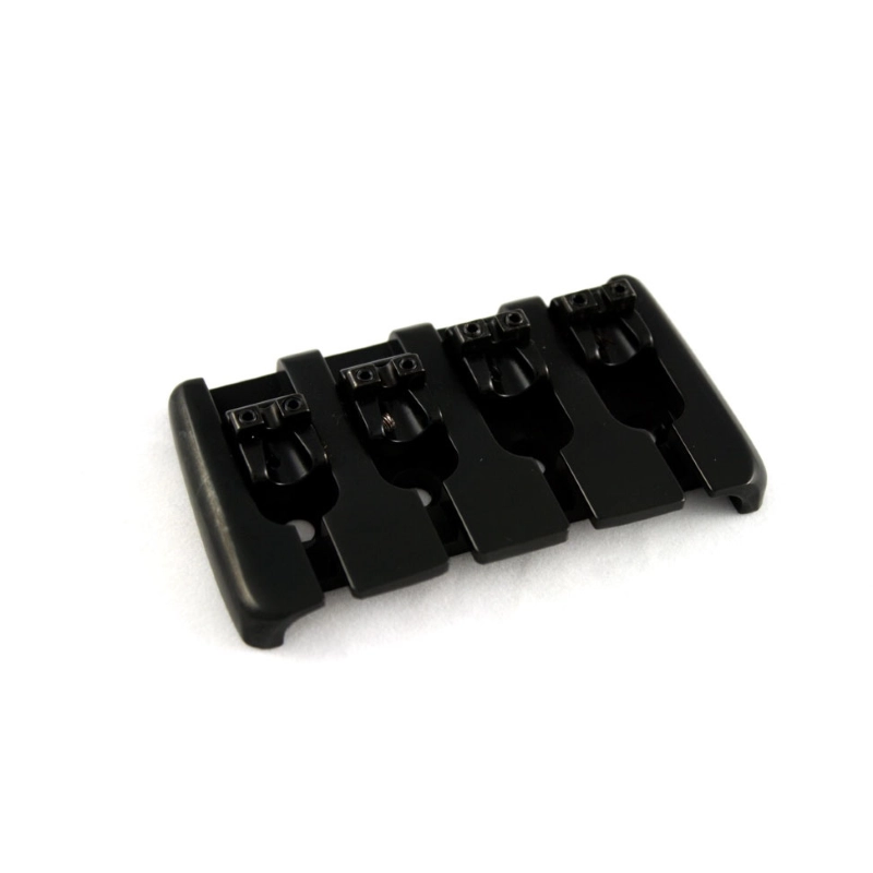 Allparts BB-3533-003 Modern Black Quick Release 4-string Bass Bridge