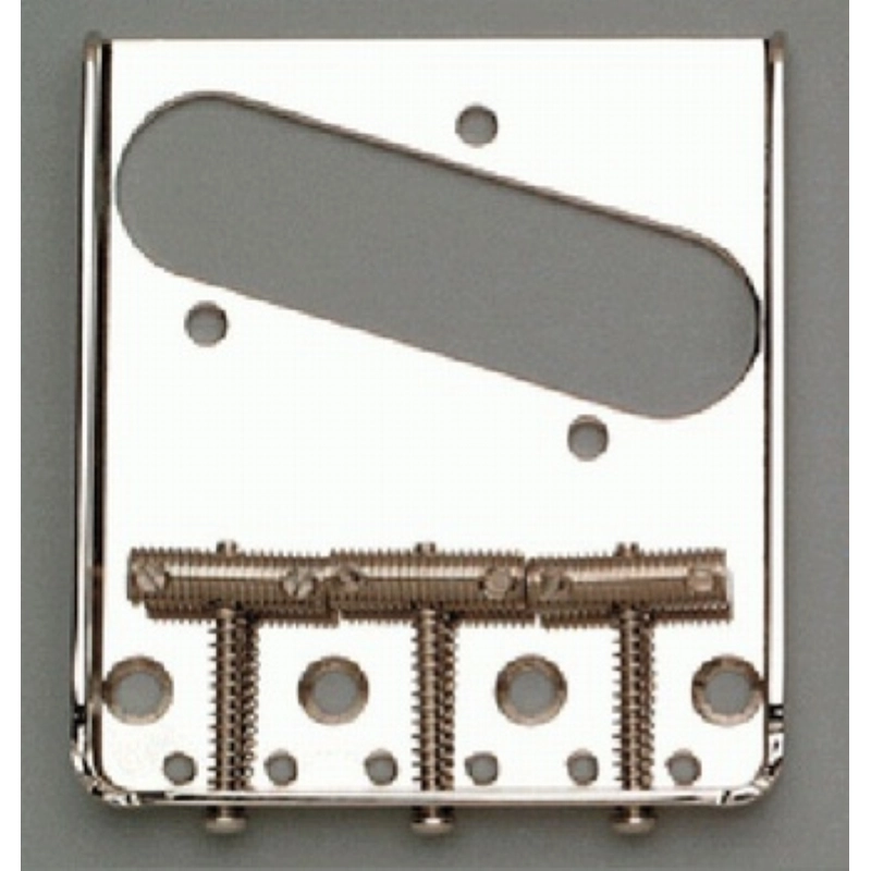 Allparts TB-0020-001 Nickel Vintage 3 Saddle Bridge for Telecaster ®