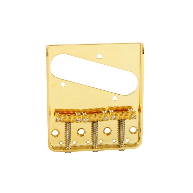 Allparts TB-0020-002 Gold Vintage 3 Saddle Bridge for Telecaster ®