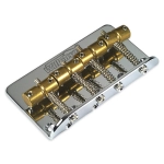 Allparts WBBCCR WILKINSON® BASS BRIDGE CHROME with BRASS saddles