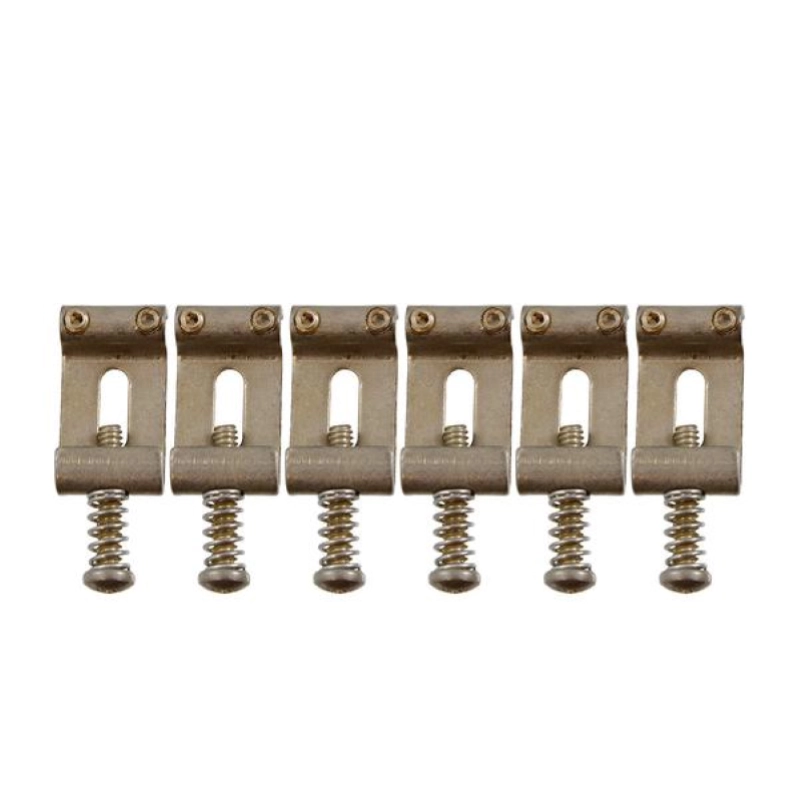Allparts BP-0023-007 VINTAGE-STYLE BRIDGE SADDLES FOR STRATOCASTER®