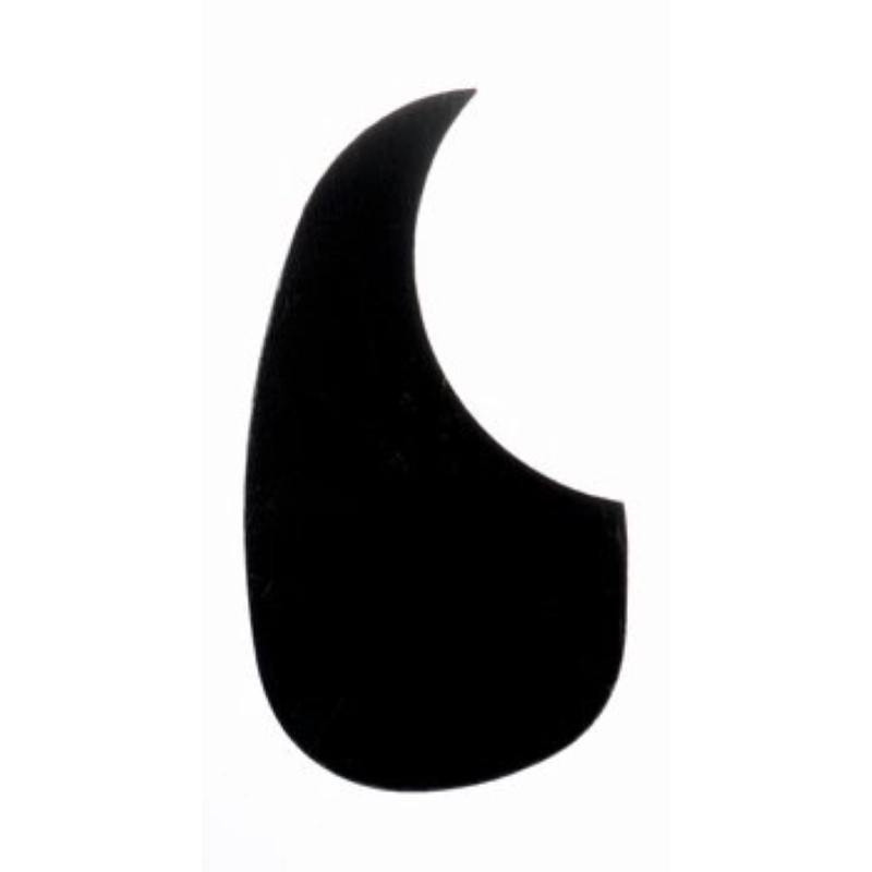 Allparts PG-0090-L23 Left-handed Black Acoustic Pickguard, Battipenna