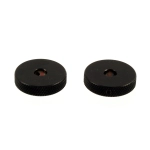 Allparts MK-3155-003 Black Roller Knob Set (Qty 2)