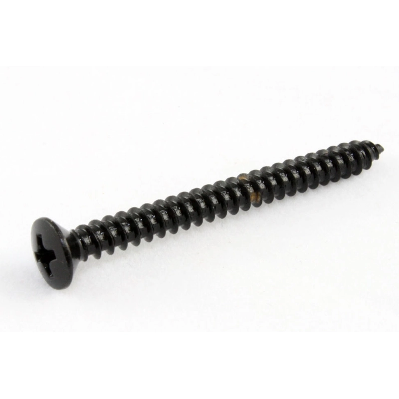 Allparts GS-0005-003 Pack of 4 Black Neckplate Screws