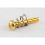 Allparts GS-0007-002 Pack of 8 Gold Single Coil Pickup Screws and Spring