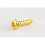 Allparts GS-0050-002 Pack of 20 Gold Gibson ® Size Pickguard Screws