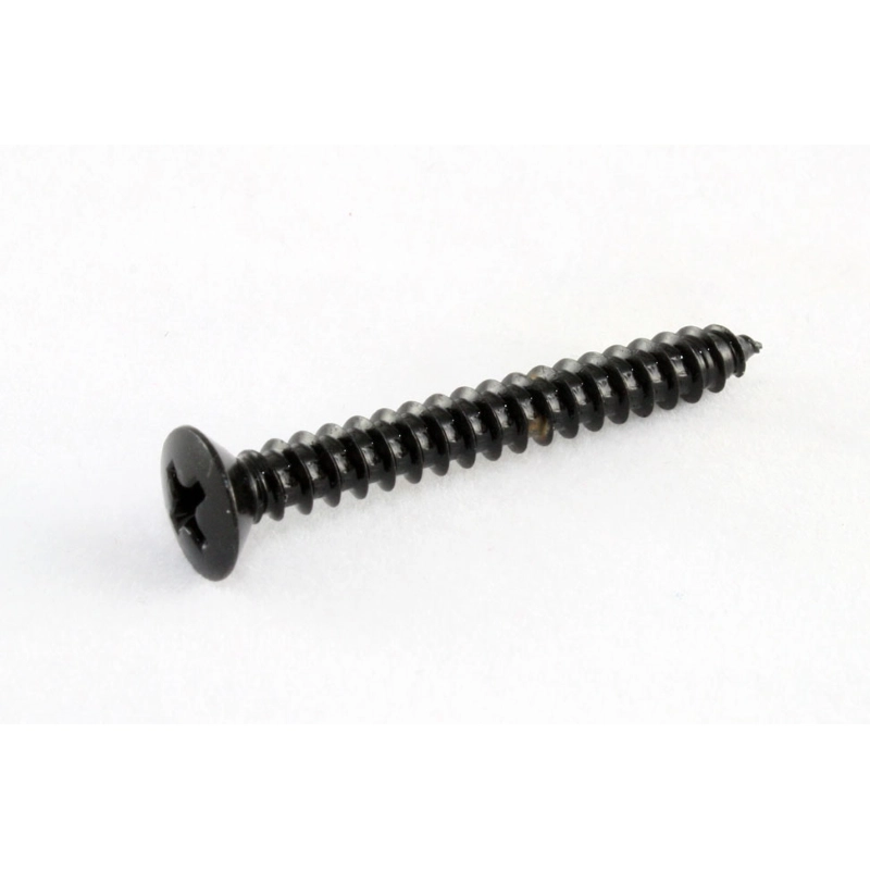 Allparts GS-3005-003 Pack of 4 Black Short Neck Plate Screws
