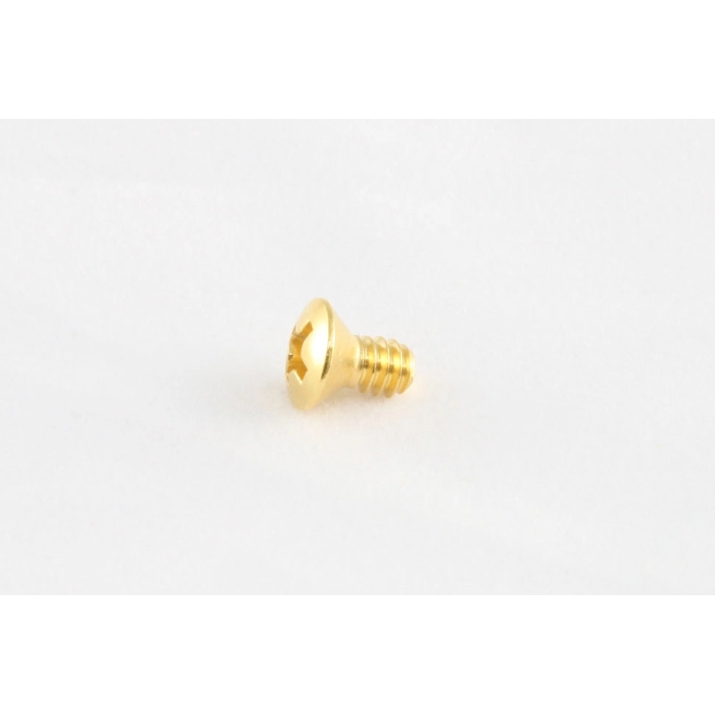 Allparts GS-3263-002 Pack of 8 Gold Switch Mounting Screws