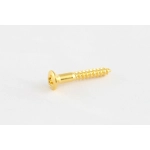 Allparts GS-3364-002 Pack of 5 Gold 1-Inch Bridge Mounting Screws