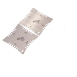 Allparts LT-4551-000 SET OF 2 STAINLESS STEEL RADIUS GUIDES, NARROW AND WIDE SPACING FOR GUITAR AND BASS.