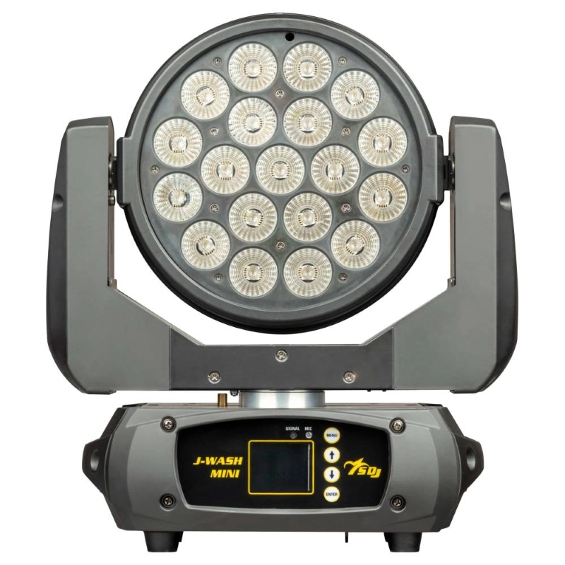 SDJ SG JWASHMINI Testa mobile wash 19X12W led RGBWA-UV